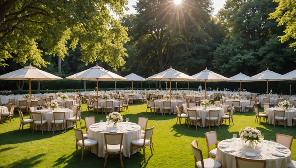Location parasol pour événements : le choix qui fait la différence